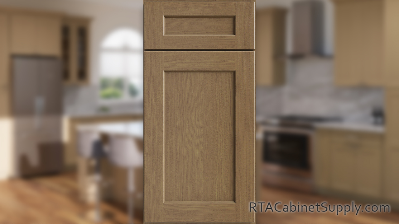 Salem Essence Oak Shaker cabinet front.