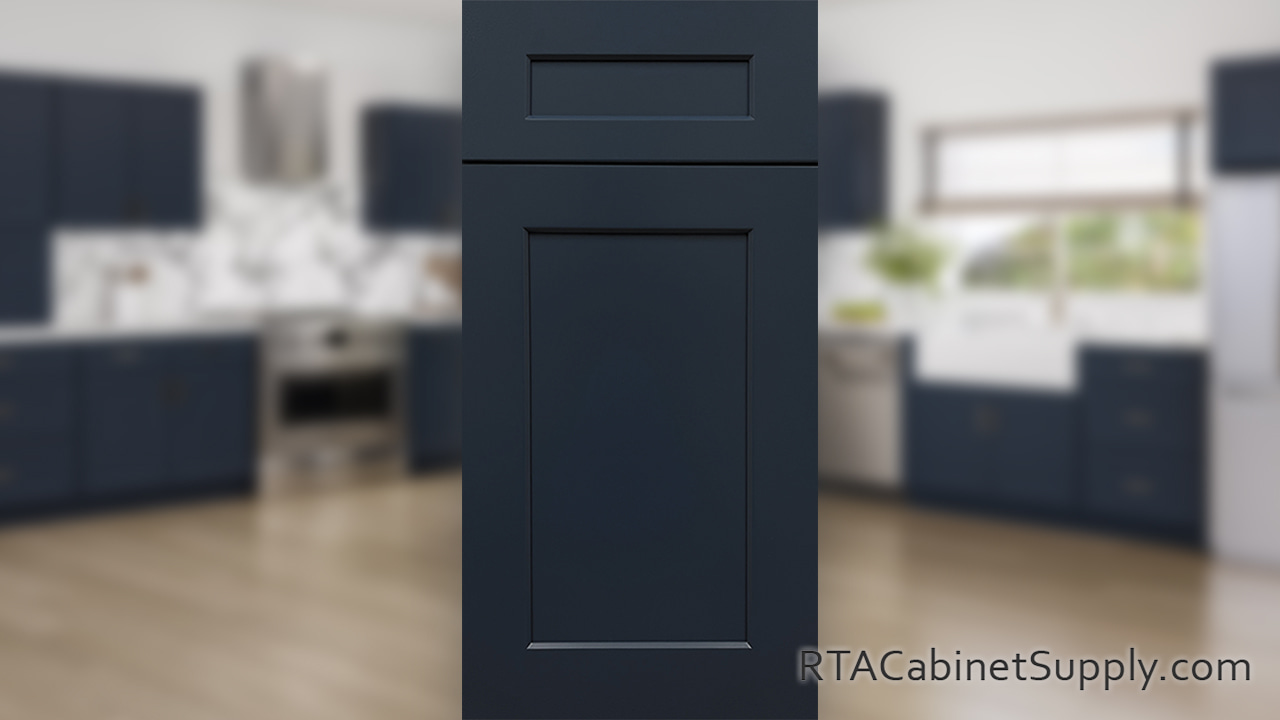 Salem Navy Shaker Ready to Assemble Kitchen