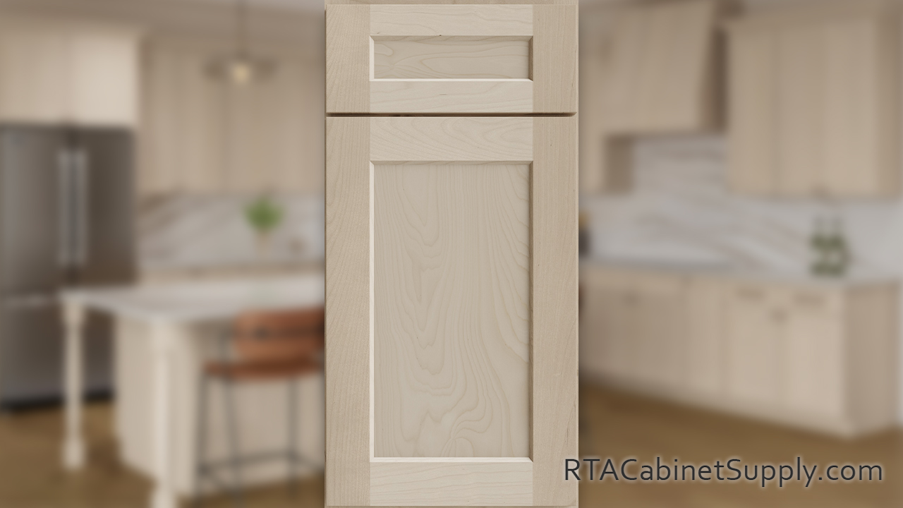 Salem Unfinished Shaker cabinet front.