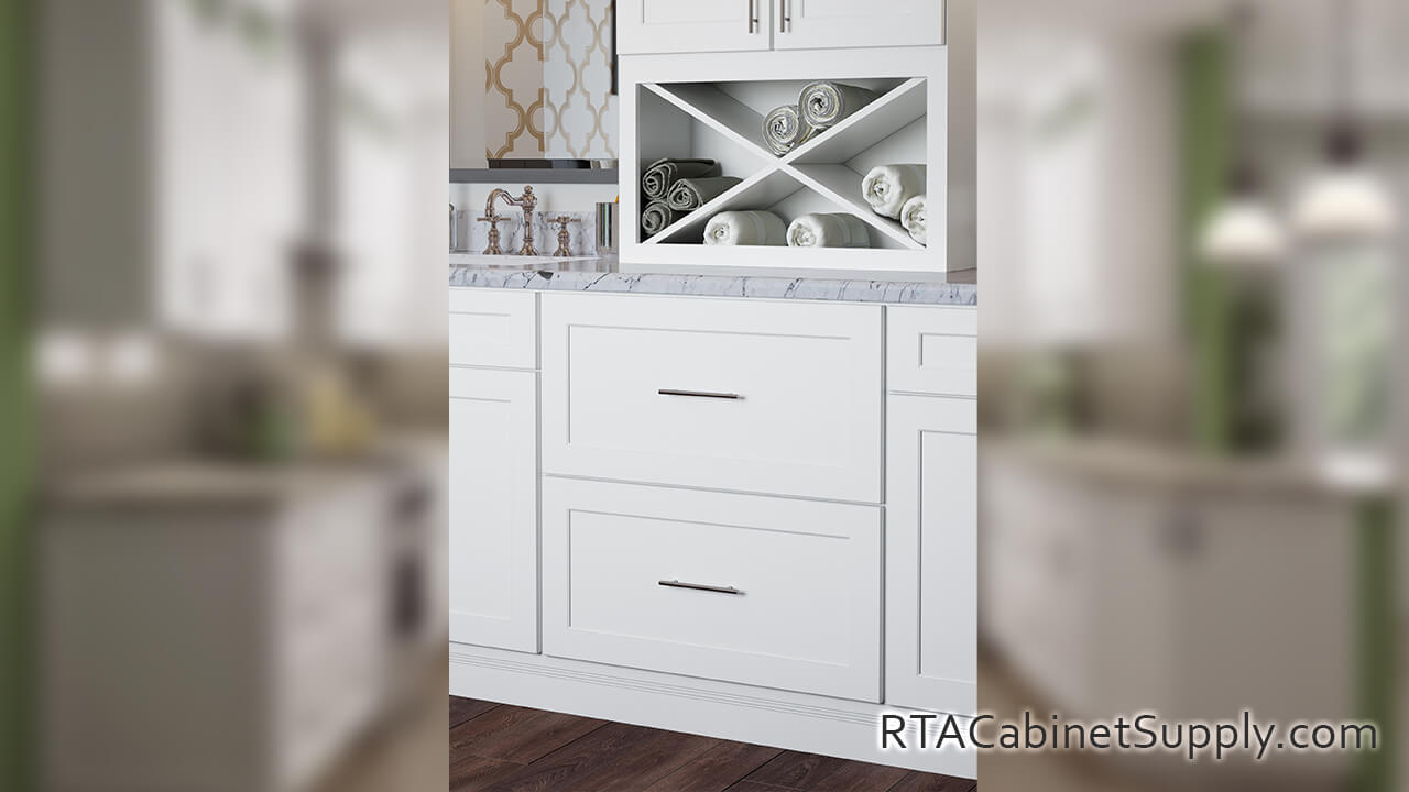 Salem White Shaker Ready to Assemble Kitchen