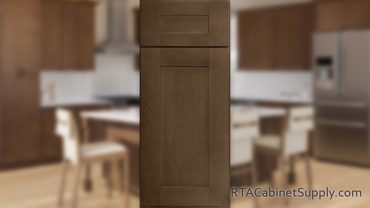 Summit Bourbon Shaker cabinet front.