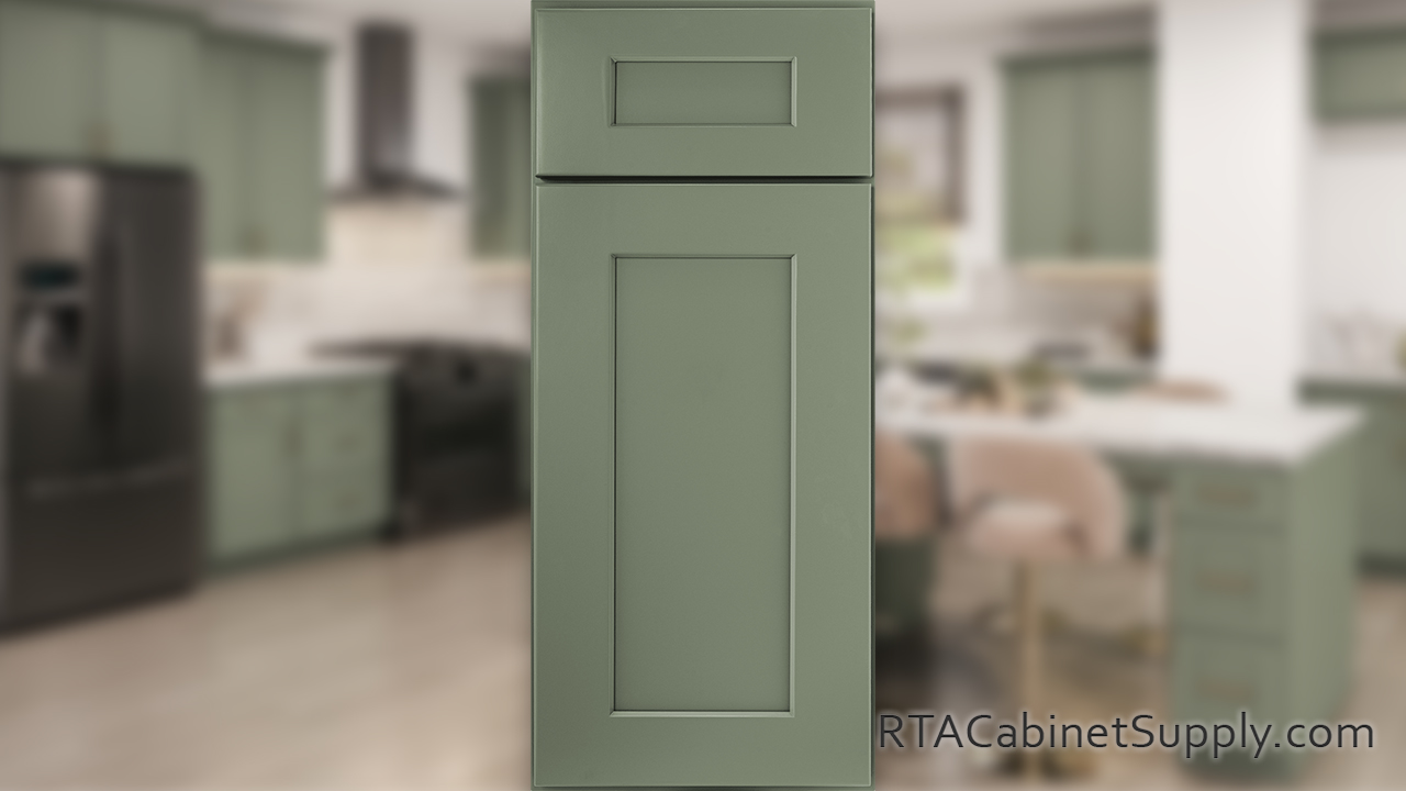 Summit Hazel Shaker cabinet front.
