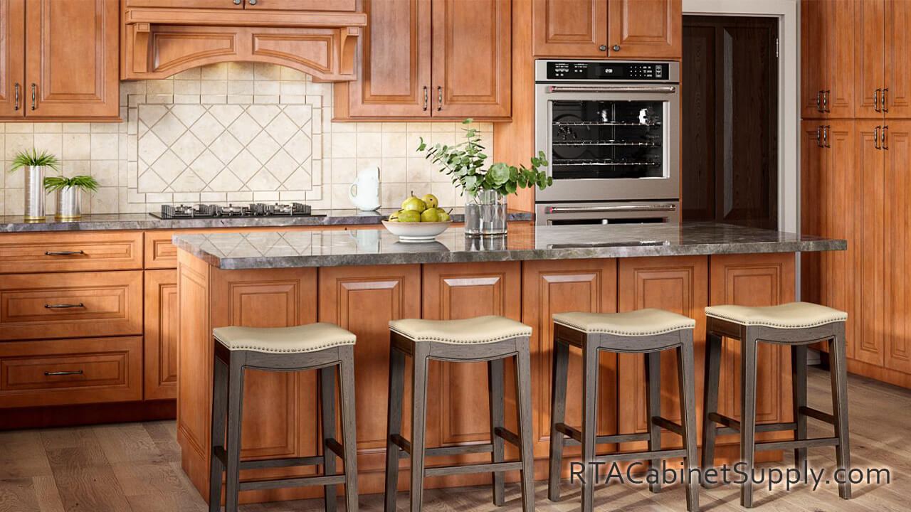 Windsor Cinnamon Glaze Ready to Assemble Kitchen