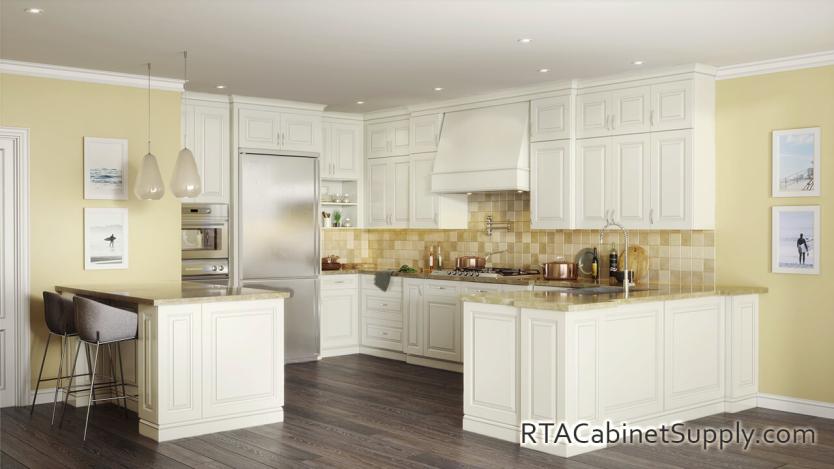 Windsor Ivory kitchen full view.