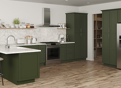 Chatham Hunter Green - Pre-Assembled Kitchen Cabinets