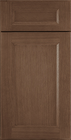 Easton Bourbon Oak Cabinet's Front Door