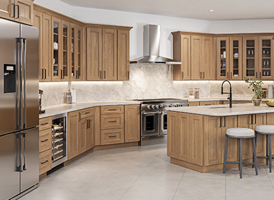 Easton Canyon Oak - Ready to Assemble Kitchen Cabinets