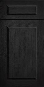 Easton Obsidian Oak Cabinet's Front Door