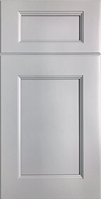 Malibu Nickel Cabinet's Front Door