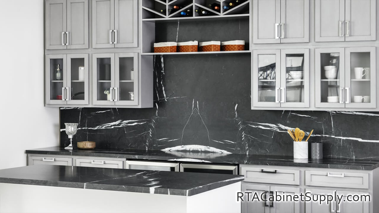 Avalon Mist - Pre-Assembled Kitchen Cabinets