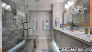 Classic Grey Shaker Bathroom Completed Project