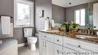 Classic White Shaker Bathroom Completed Project