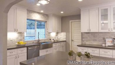 Classic White Shaker 5 Kitchen Completed Project
