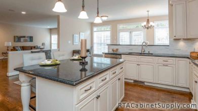 Country Cream Cabinet Line Kitchen Completed Project