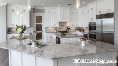 Hudson White Kitchen Completed Project