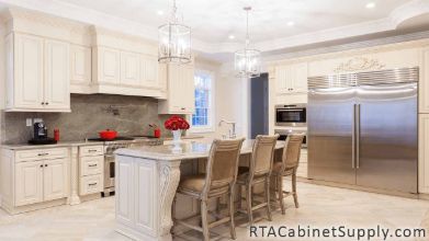 Belfast Cream Glaze Kitchen Completed Project