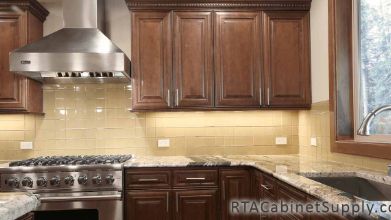 Jackson Chocolate Kitchen Cabinet Line Completed Project