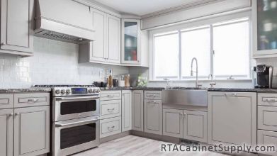 Modern Grey Kitchen Completed Project