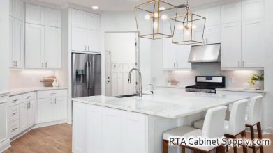 Modern White Shaker Kitchen Completed Project