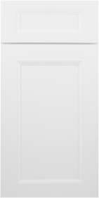 Bristol White Bathroom Vanity Sample Door