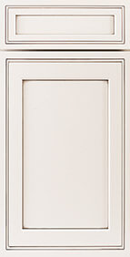 Dark Cream Glaze Cabinet's Front Door