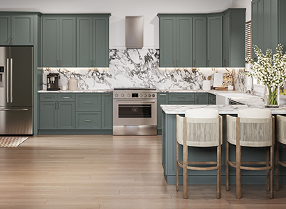 Hanover Sage - Pre-Assembled Kitchen Cabinets
