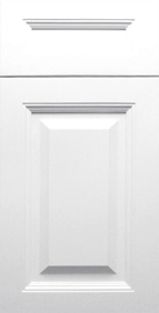 Hudson White Bathroom Vanity Sample Door