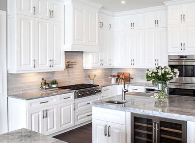 Essex White - Pre-Assembled Kitchen Cabinets