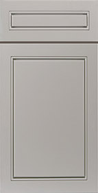 Aspen Grey Cabinet's Front Door