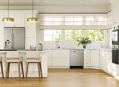 Madison Pearl Shaker - Ready to Assemble Kitchen Cabinets