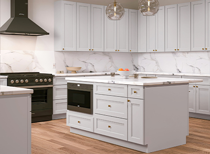 Malibu Nickel - Pre-Assembled Kitchen Cabinets