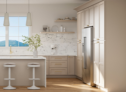 Malibu Oyster - Pre-Assembled Kitchen Cabinets