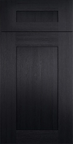 Newport Blaze Black Shaker Cabinet's Front Door