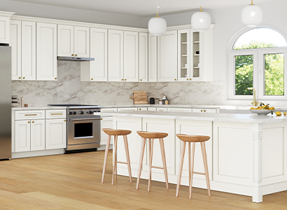 Newport Champagne Shaker - Ready to Assemble Kitchen Cabinets