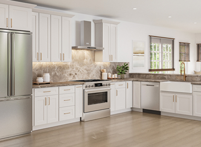 Salem Dove Shaker - Ready to Assemble Kitchen Cabinets
