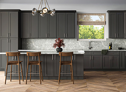 Salem Grey Shaker - Ready to Assemble Kitchen Cabinets