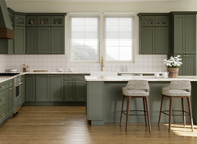 Salem Ivy Shaker - Ready to Assemble Kitchen Cabinets