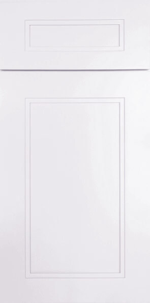 Preston White Bathroom Vanity Sample Door