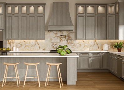 Springfield Mist - Ready to Assemble Kitchen Cabinets