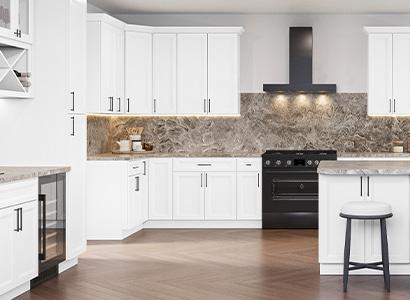 Springfield White - Ready to Assemble Kitchen Cabinets