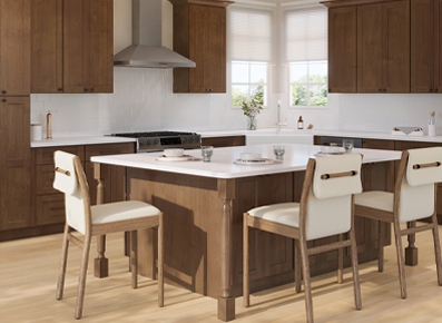 Summit Bourbon Shaker - Ready to Assemble Kitchen Cabinets