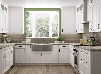 Salem White Shaker - Ready to Assemble Kitchen Cabinets