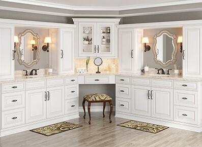 Charleston Cream Bathroom Vanities