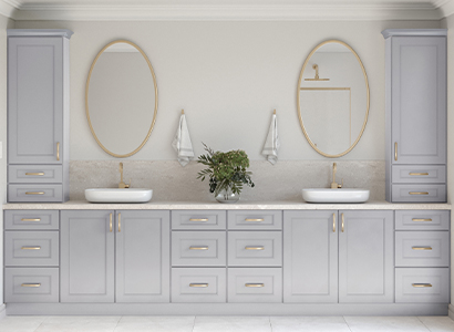Malibu Nickel Bathroom Vanities