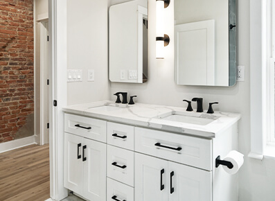 Classic White Shaker Bathroom Vanities