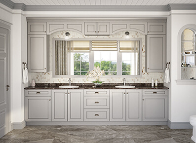 Salem Dove Shaker Bathroom Vanities