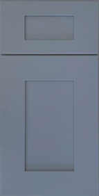 Newport Blue Shaker Cabinet's Front Door