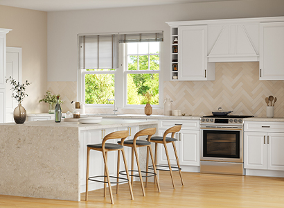 Verona White - Ready to Assemble Kitchen Cabinets