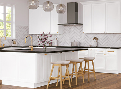 Victoria White Shaker - Ready to Assemble Kitchen Cabinets