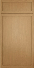 York Slim Oak Shaker Cabinet's Front Door
